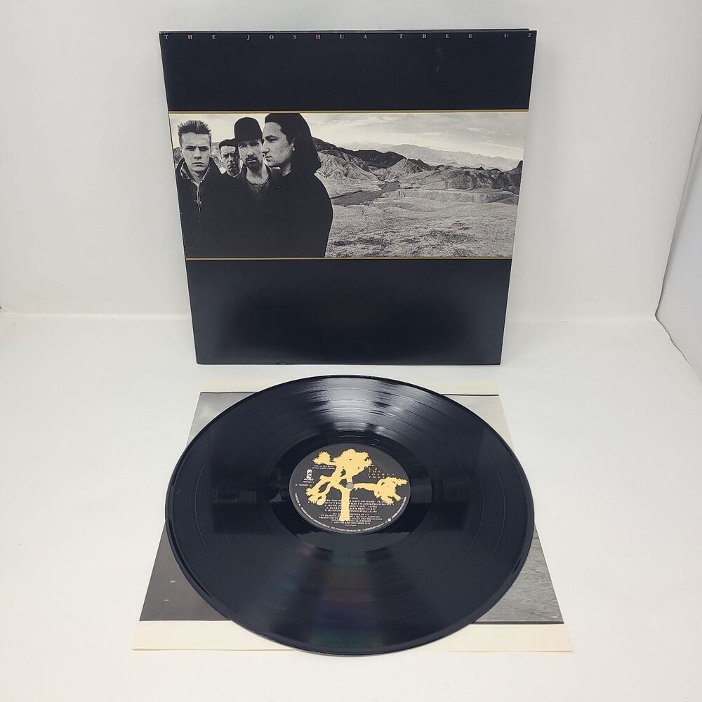 U2 The Joshua Tree VINYL LP 1987 Island Records LP A1 90581